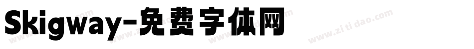 Skigway字体转换