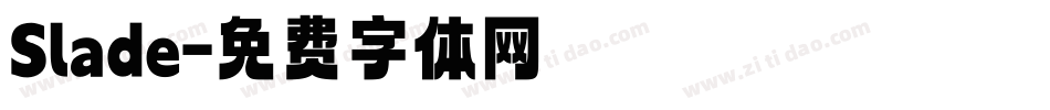 Slade字体转换