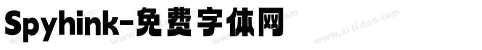 Spyhink字体转换