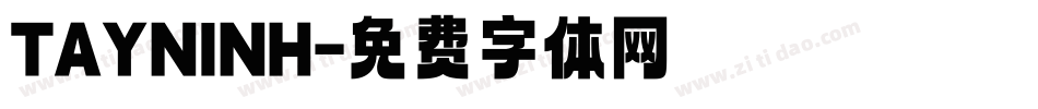 TAYNINH字体转换