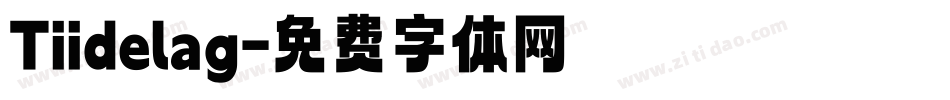 Tiidelag字体转换