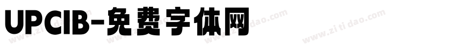 UPCIB字体转换