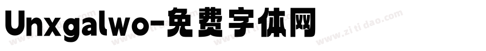 Unxgalwo字体转换