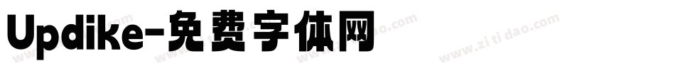Updike字体转换