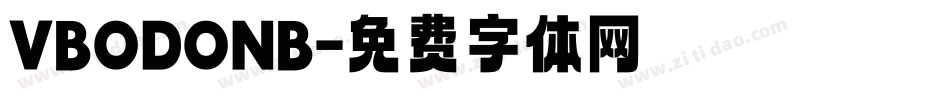 VBODONB字体转换