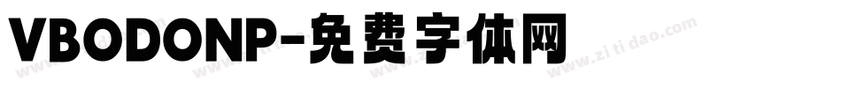 VBODONP字体转换
