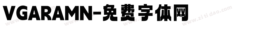 VGARAMN字体转换