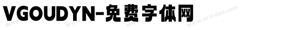 VGOUDYN字体转换