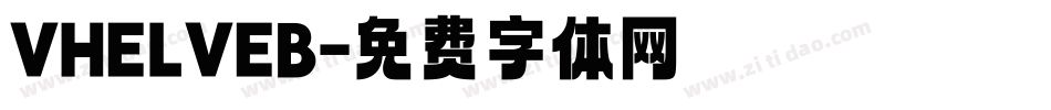 VHELVEB字体转换