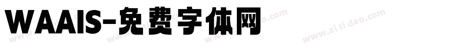 WAAIS字体转换
