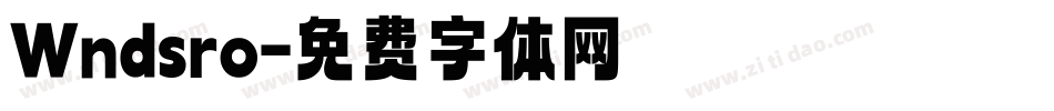 Wndsro字体转换