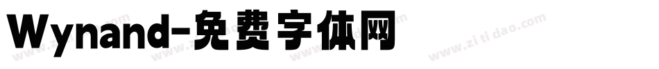 Wynand字体转换
