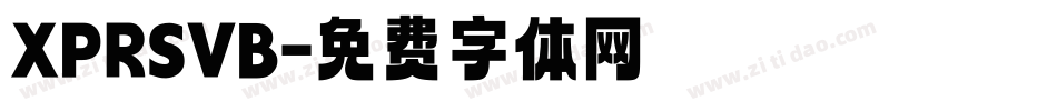 XPRSVB字体转换