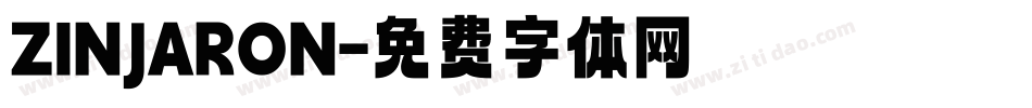 ZINJARON字体转换
