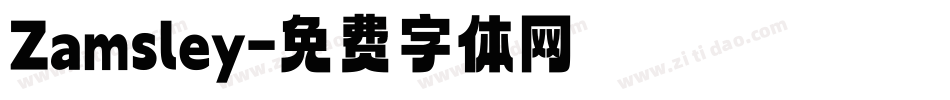 Zamsley字体转换
