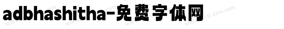 adbhashitha字体转换