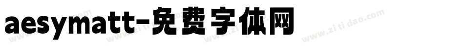 aesymatt字体转换