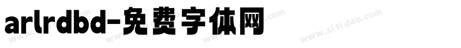 arlrdbd字体转换