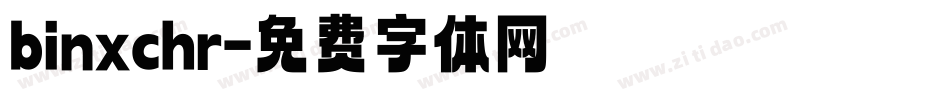 binxchr字体转换