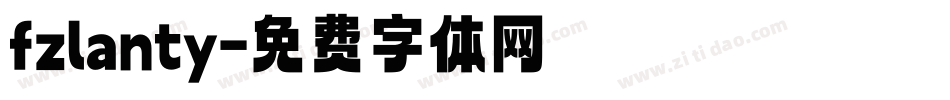 fzlanty字体转换