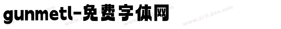 gunmetl字体转换