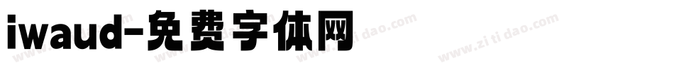 iwaud字体转换