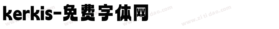 kerkis字体转换