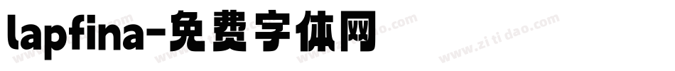 lapfina字体转换