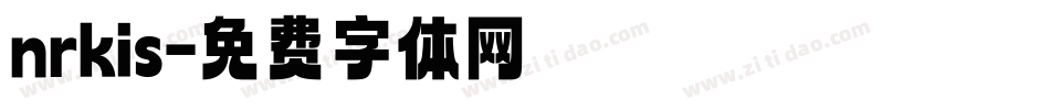 nrkis字体转换