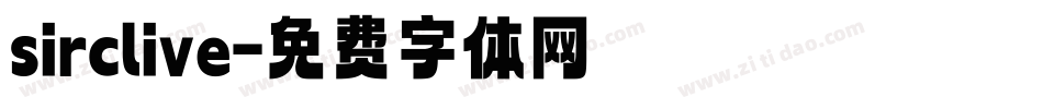 sirclive字体转换