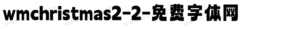 wmchristmas2-2字体转换