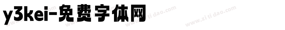 y3kei字体转换