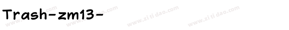 Trash-zm13字体转换