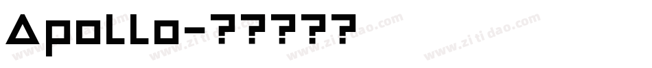 Apollo字体转换