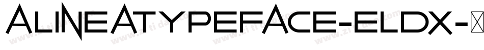 Alineatypeface-eldx字体转换