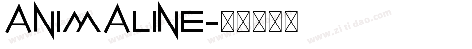 Animaline字体转换