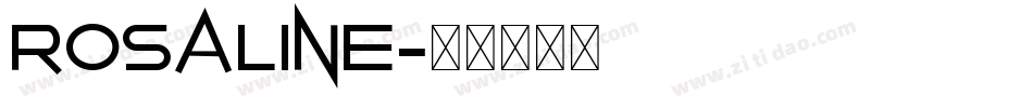 Rosaline字体转换