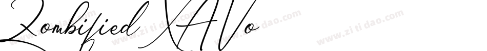 Zombified-XAVo字体转换