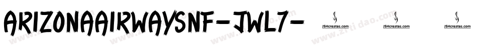 ArizonaAirwaysNf-jWL7字体转换
