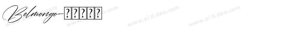 Belmongo字体转换