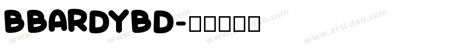 BBardyBd字体转换