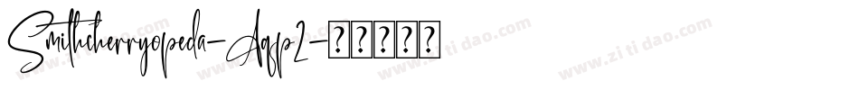 Smithcherryopeda-Aqp2字体转换