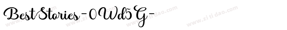 BestStories-0Wd5G字体转换