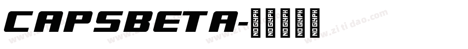 CapsBeta字体转换