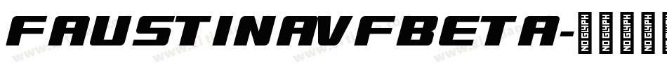 FaustinaVFBeta字体转换