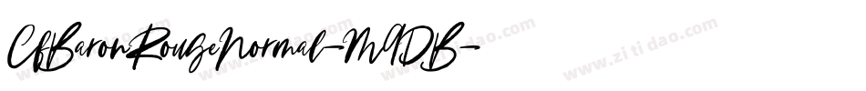 CfBaronRougeNormal-M9DB字体转换
