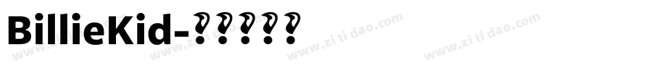 BillieKid字体转换