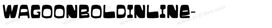 WagoonBoldInline字体转换