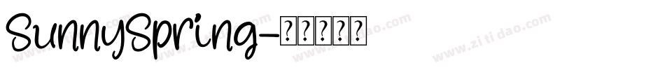 SunnySpring字体转换