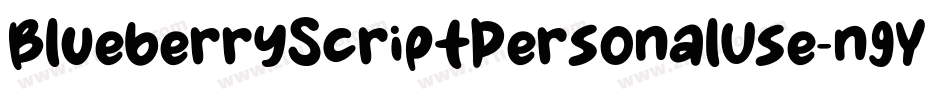 BlueberryScriptPersonalUse-n9YJ字体转换
